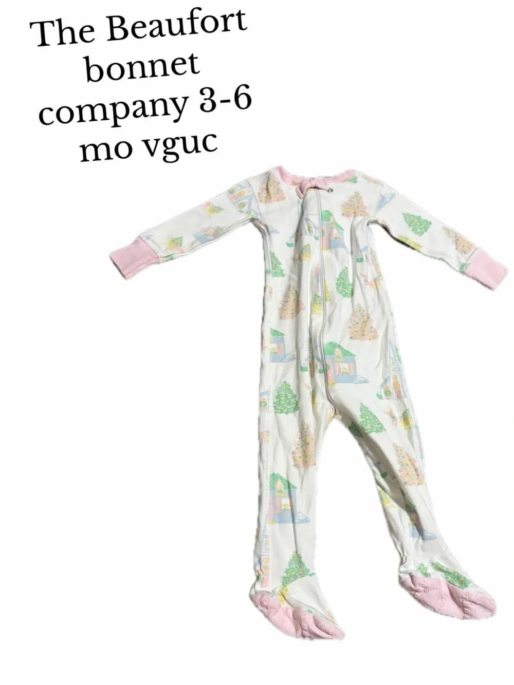 The Beaufort bonnet company Noelle’s nights Christmas pajamas 3-6 month